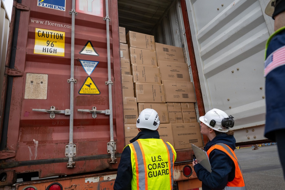 U.S. Coast Guard, partner agencies conduct Multi-Agency Strike Force Operation at Port of Tacoma