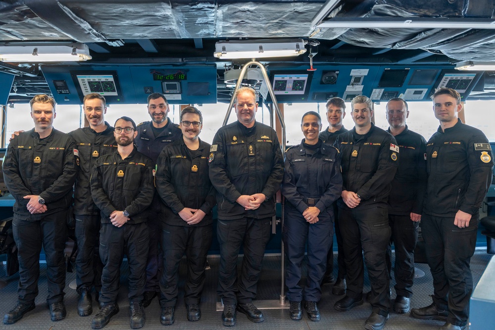 U.S. 2nd Fleet Vice Commander Visits Italian Navy Ship ITS Alpino