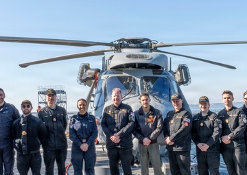U.S. 2nd Fleet Vice Commander Visits Italian Navy Ship ITS Alpino