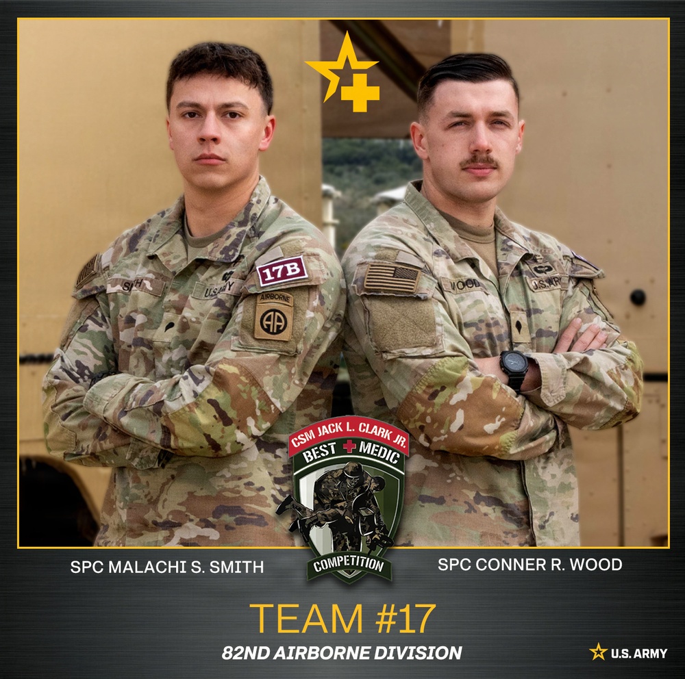 2026 CSM Jack L. Clark Best Medic Competition Team