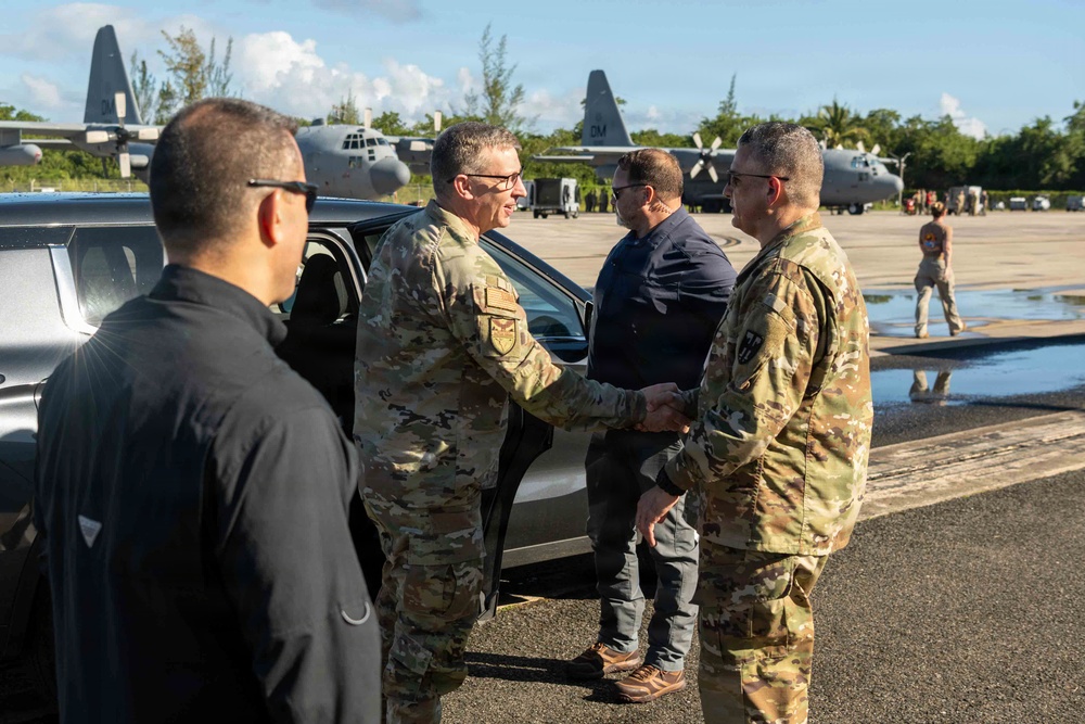 Lt. Gen. Pettus, visits the 156th Wing&amp;#xA;