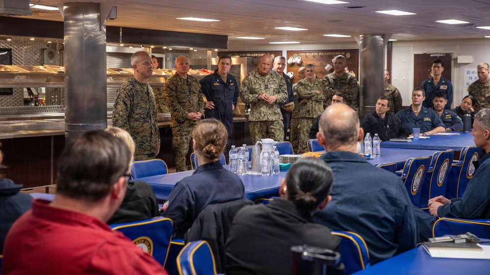 Makin Island Hosts Distinguished Visitors