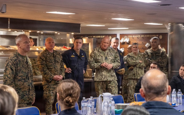 Makin Island Hosts Distinguished Visitors