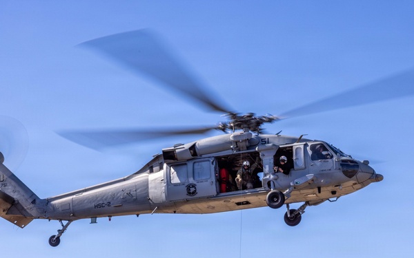 Navy Rescue Swimmer Candidates Participate in Hoist Training at NAS Pensacola