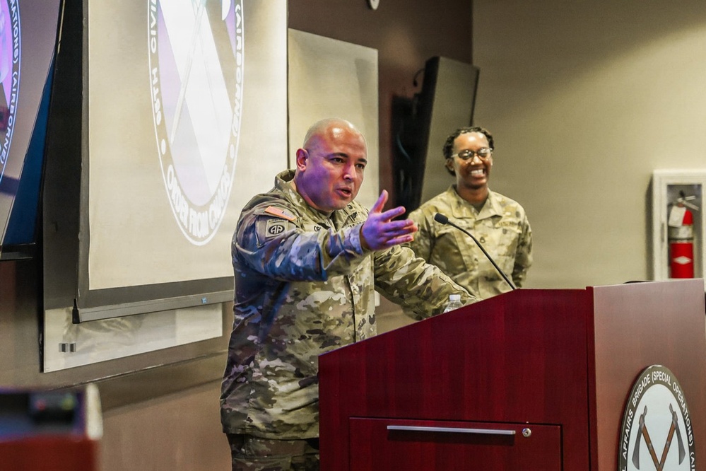 95th Civil Affairs Brigade (Special Operations) (Airborne) Change of Responsibility