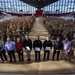 Deployment ceremony for the 1st Battalion, 120th Infantry Regiment.