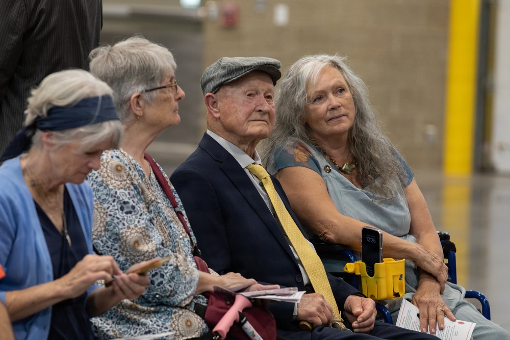Silver de Fleury Medal presented to WWII Veteran Henry Langrehr