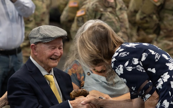 Silver de Fleury Medal Presented to WWII Veteran Henry Langrehr