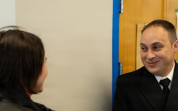 Kearsarge Sailors Visit High School In Namesake Visit