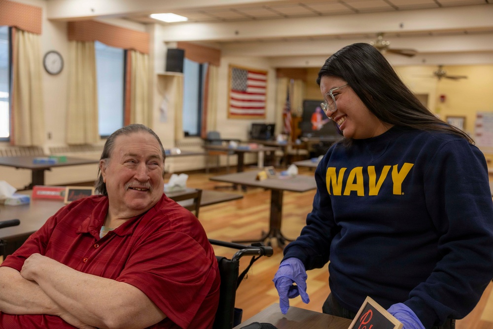 Kearsarge Visits Veterans Hospital