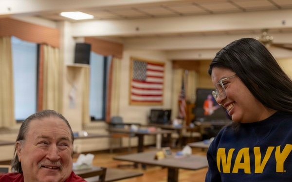 Kearsarge Visits Veterans Hospital