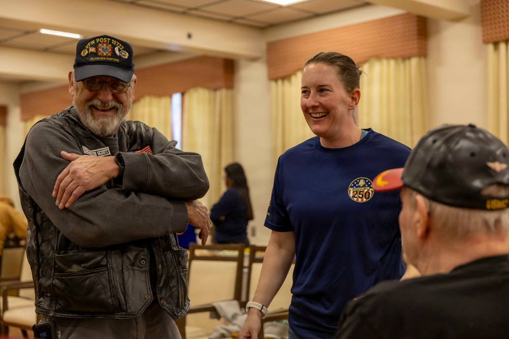 Kearsarge Visits Veterans hosptal