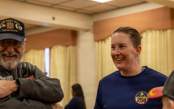 Kearsarge Visits Veterans hosptal