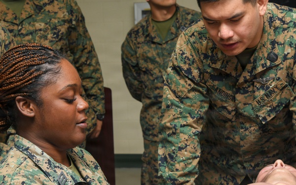 Camp Lejeune Sailors conduct skill sustainment at Naval Medical Center