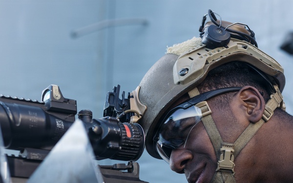 11th MEU Marines, Sailors conduct a Simulated Strait Transit aboard USS Portland