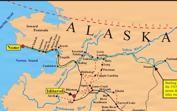 Traveling through time on the Iditarod Trail