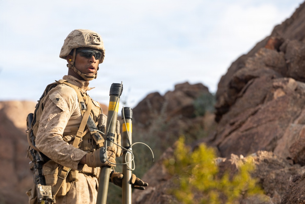 U.S. Marines with 3rd Bn, 7th Marines conduct company attack during SLTE