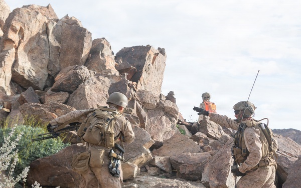 U.S. Marines with 3rd Bn, 7th Marines conduct company attack during SLTE