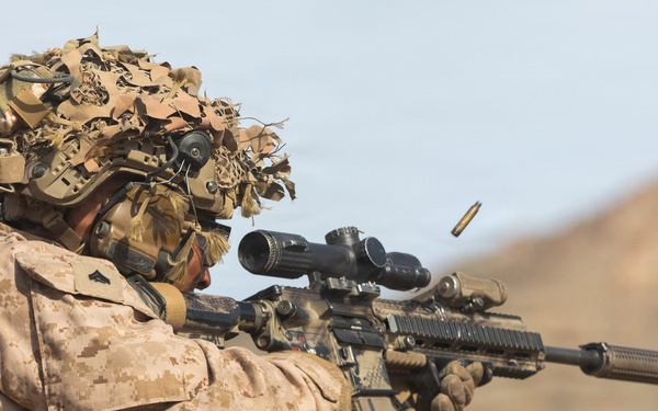 U.S. Marines with 3rd Bn, 7th Marines conduct company attack during SLTE