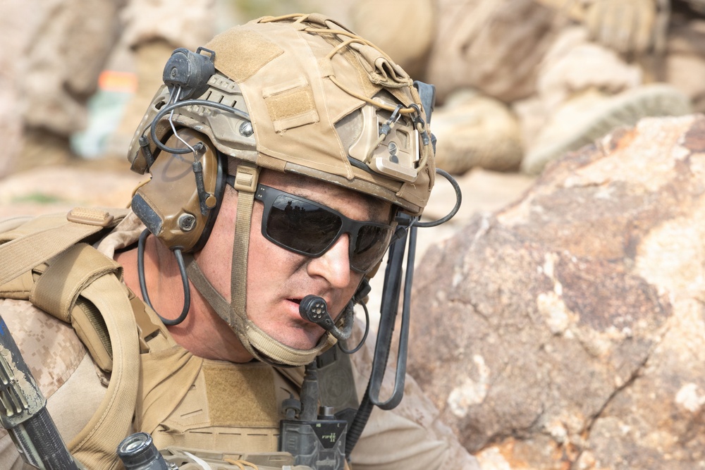 U.S. Marines with 3rd Bn, 7th Marines conduct company attack during SLTE