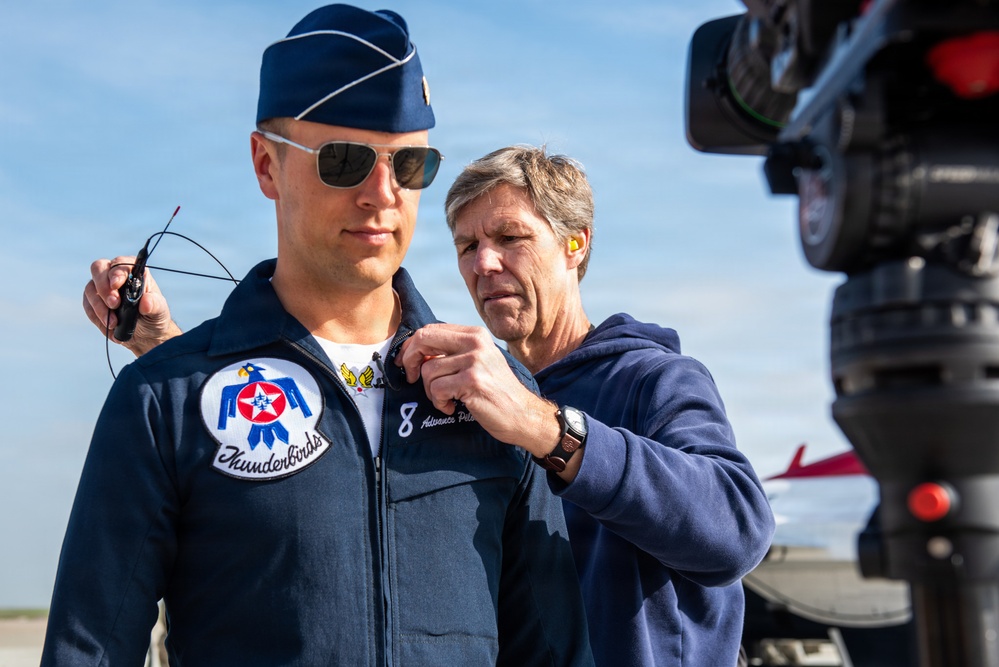 Thunderbirds visit Travis ahead of Air Show