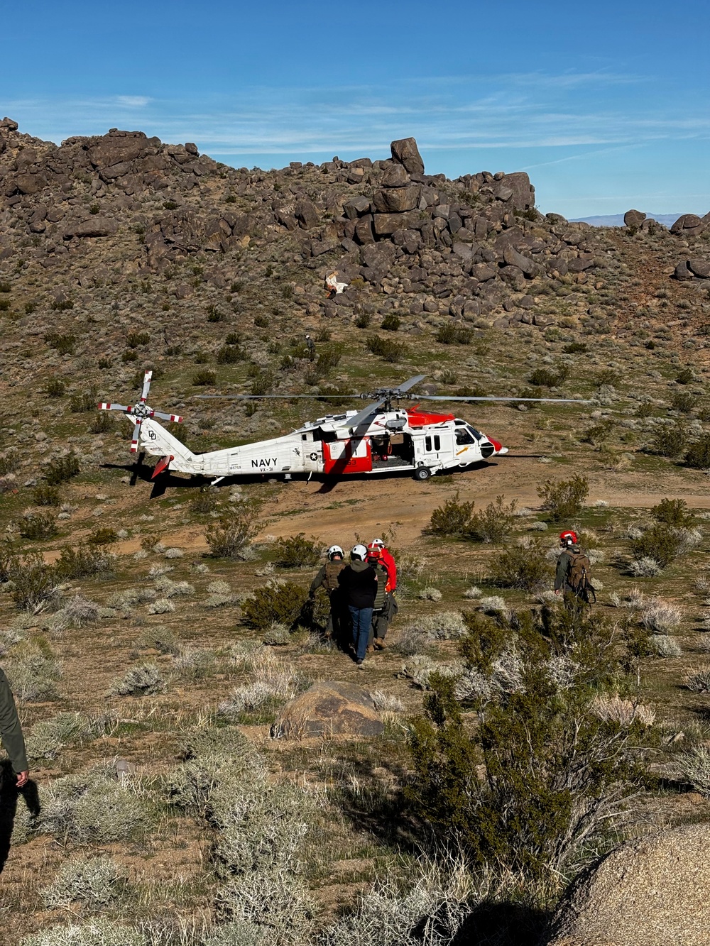 Navy SAR Team Executes Rapid Medical Evacuation After F-16 Ejection Near China Lake