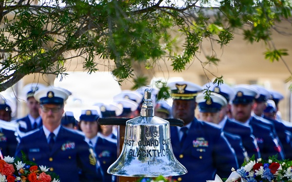 Coast Guard holds 46th anniversary memorial for USCGC Blackthorn crew