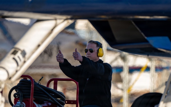 The Blue Angels' are conduct winter training