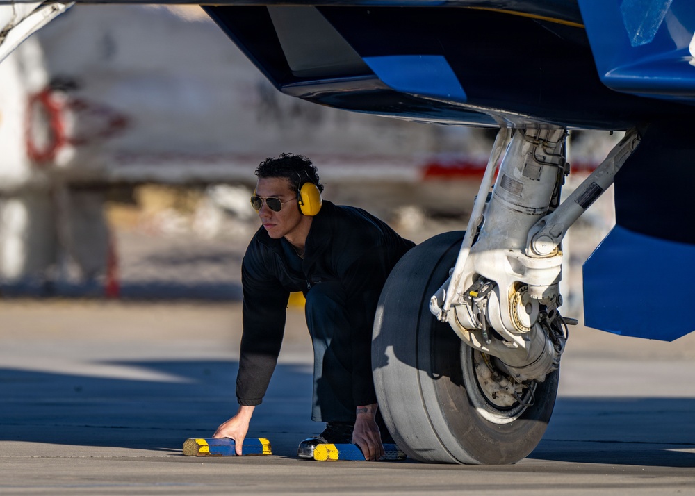 The Blue Angels' conduct winter training