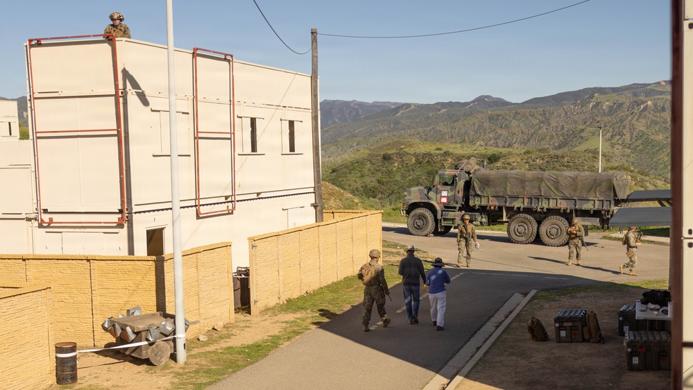 U.S. Marines with CLB-13 conduct ECC training