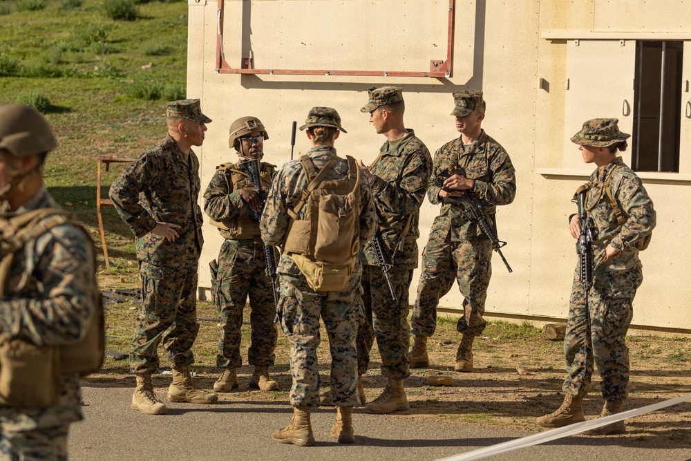 U.S. Marines with CLB-13 conduct ECC training