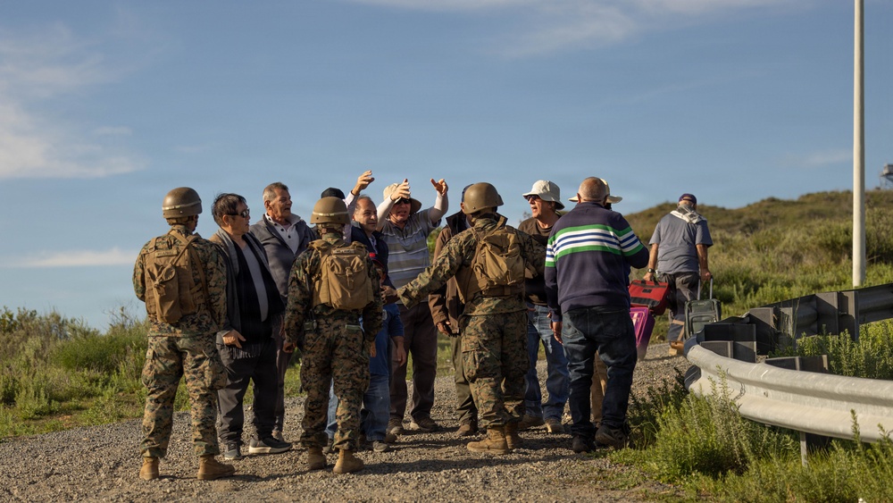 U.S. Marines with CLB-13 conduct ECC training