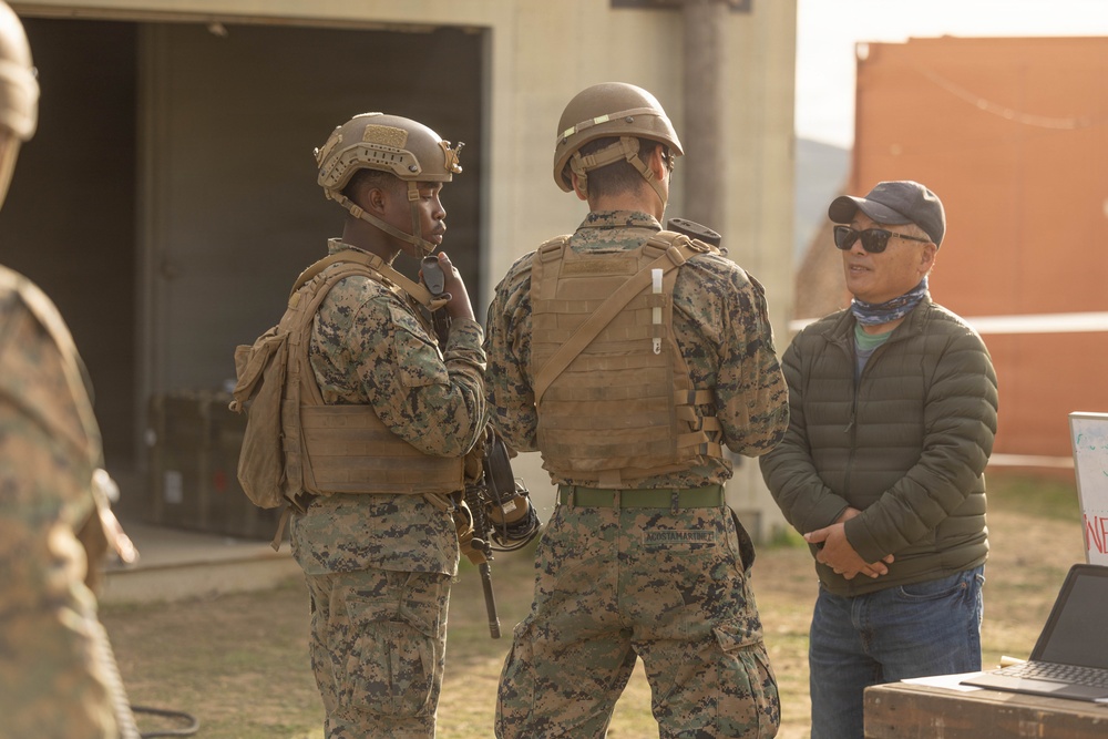 U.S. Marines with CLB-13 conduct ECC training