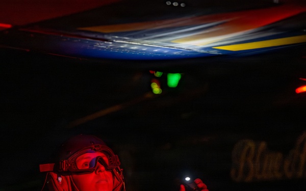 The Blue Angels' conduct winter training