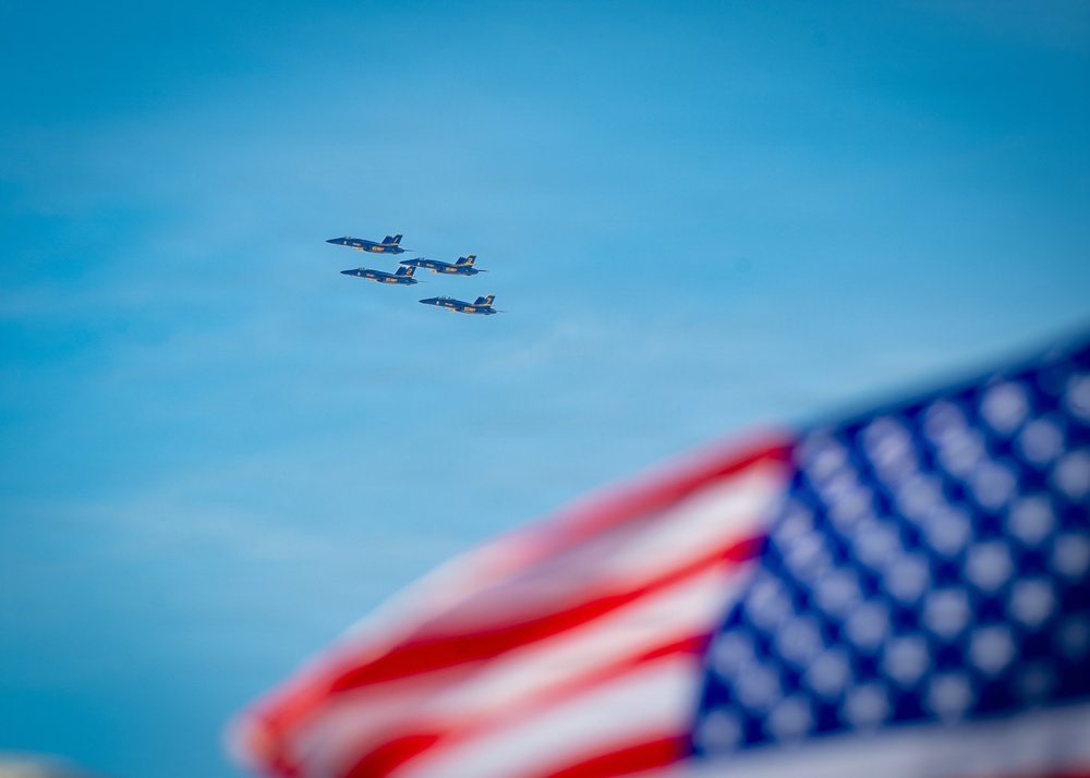The Blue Angels' conduct winter training