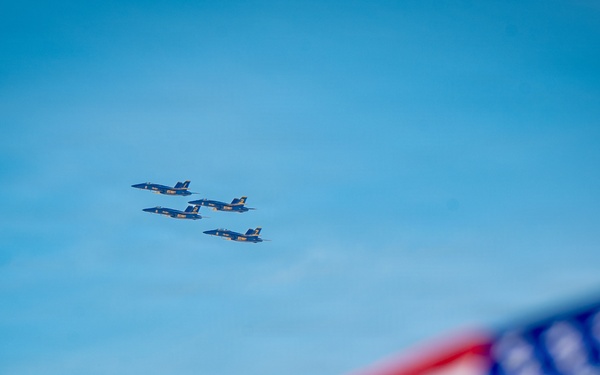 The Blue Angels' conduct winter training