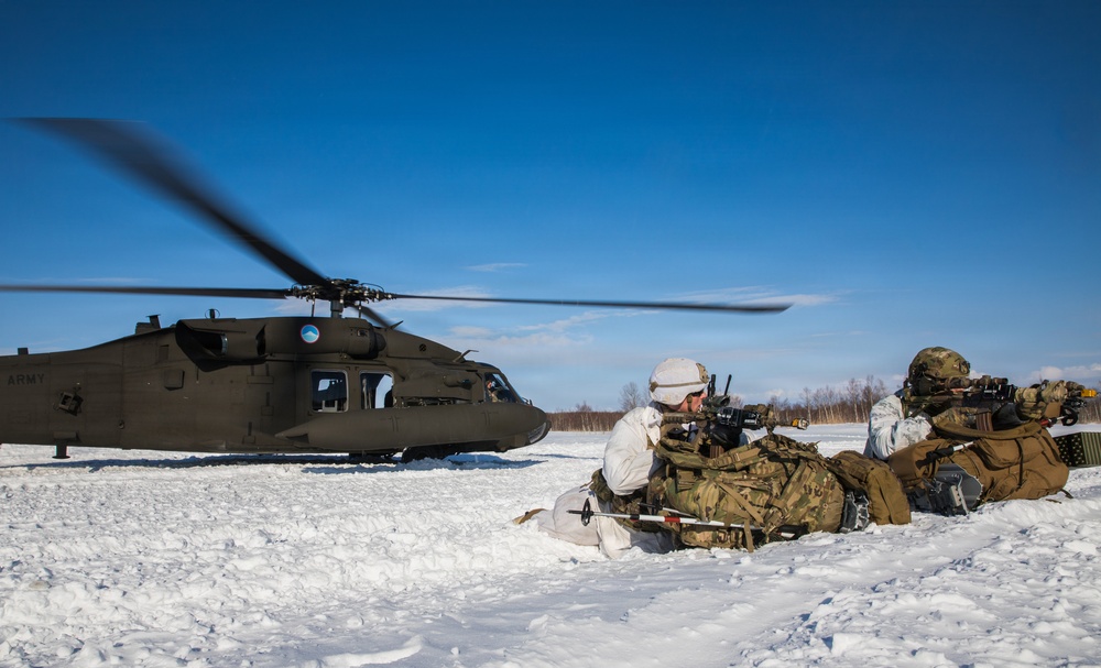 Aerial Insertion Training Exercise at North Wind 26