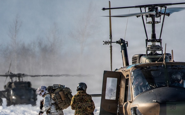 Aerial Insertion Training Exercise at North Wind 26