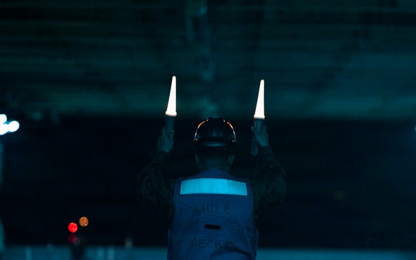 QUART 26.2: 3rd AA Bn. conducts night operations aboard USS Makin Island