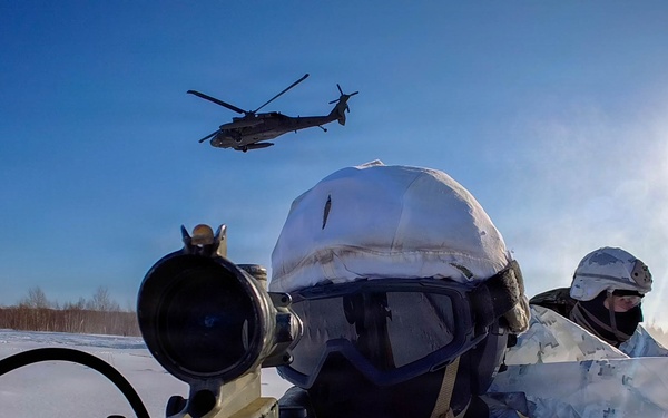 Aerial Insertion Training Exercise at North Wind 26