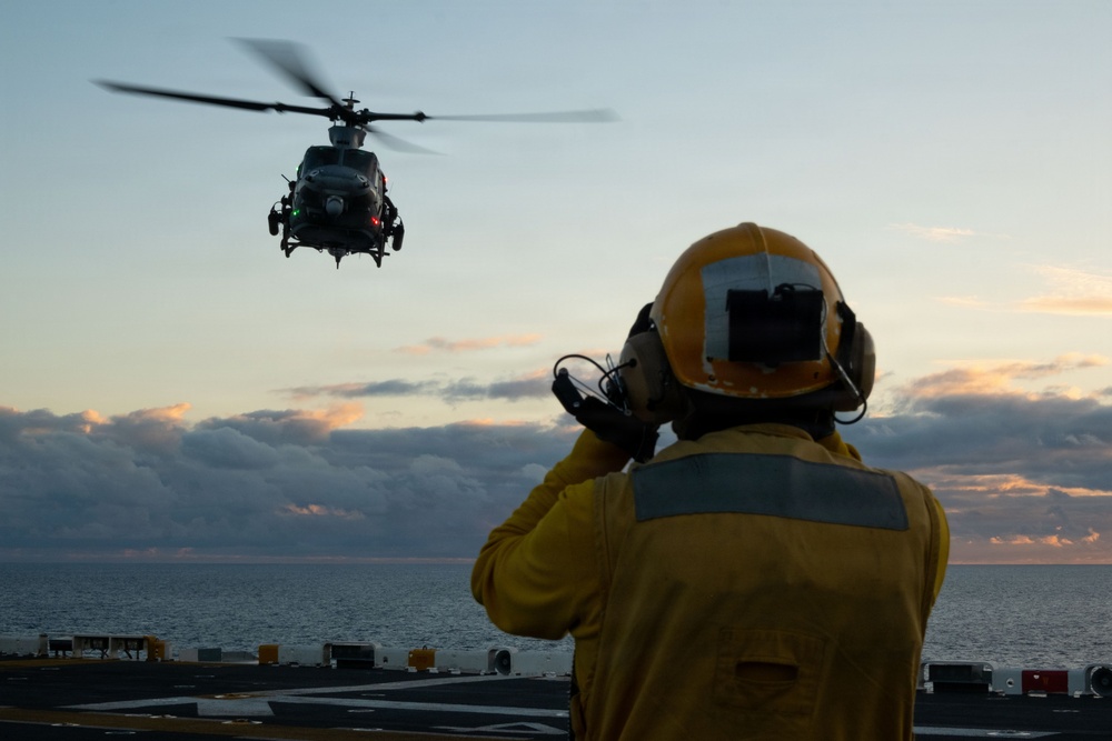 Boxer Conducts Flight Operations