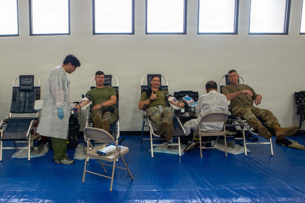 Camp Blaz hosts its first blood drive of 2026