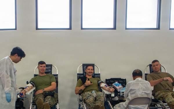 Camp Blaz hosts its first blood drive of 2026