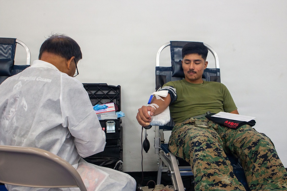 Camp Blaz hosts its first blood drive of 2026