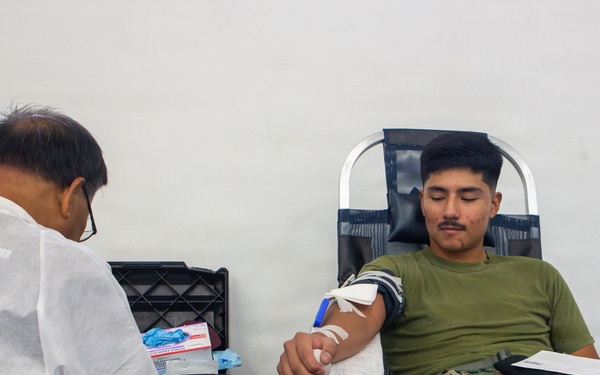 Camp Blaz hosts its first blood drive of 2026