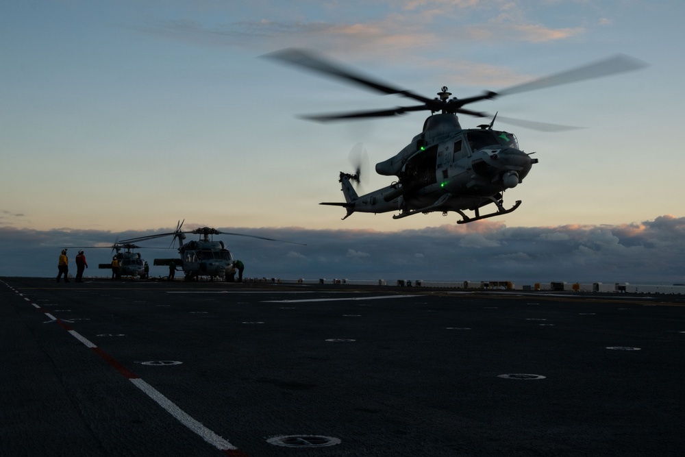Boxer Conducts Flight Operations