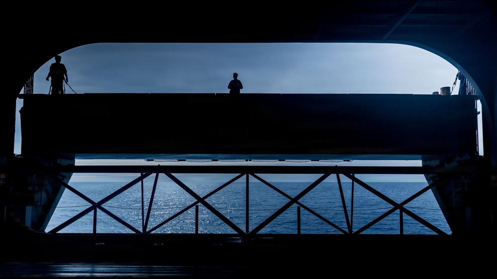 11th MEU Marines, Sailors Conduct Aircraft Maintenance Aboard USS Boxer