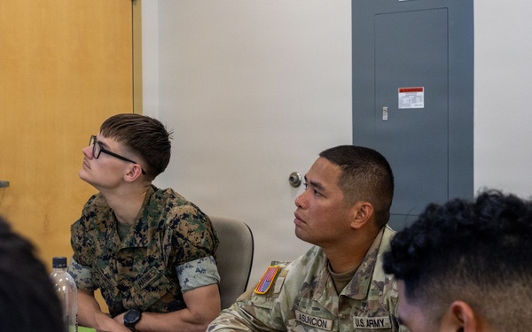 Camp Blaz instructs a joint Lance Corporal Seminar