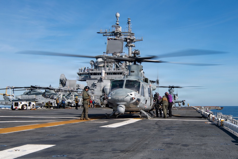 Boxer Conducts Flight Operations