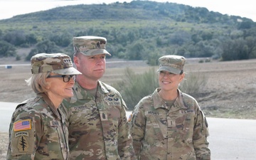 The TSG and CSM of Army Medicine visits the 2026 Best Medic Competition